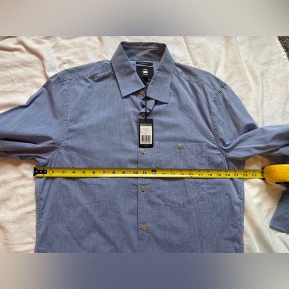 G-Star Light Blue Casual Shirt - Picture 15 of 16